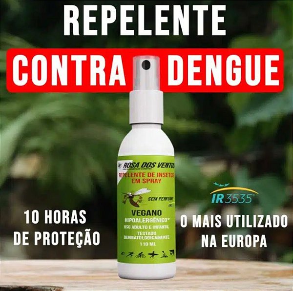 Repelente de Insetos Esportivo Rosa dos Ventos - 110 ml