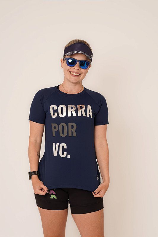 Camiseta Baby Look Fastpace Corra Por Você