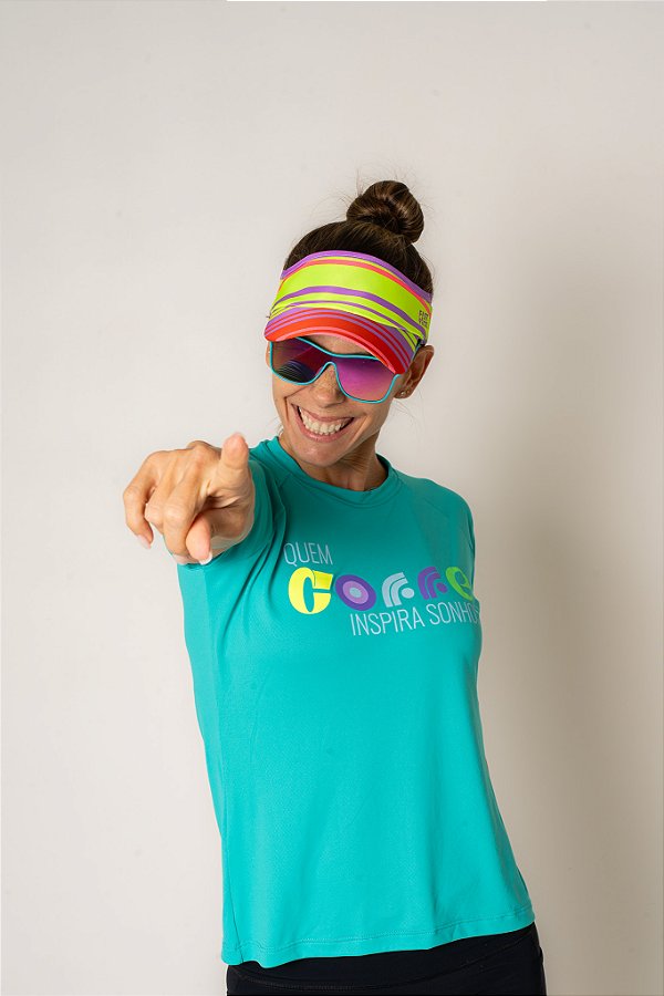 Camiseta Baby Look Fastpace Quem Corre Inspira Sonhos
