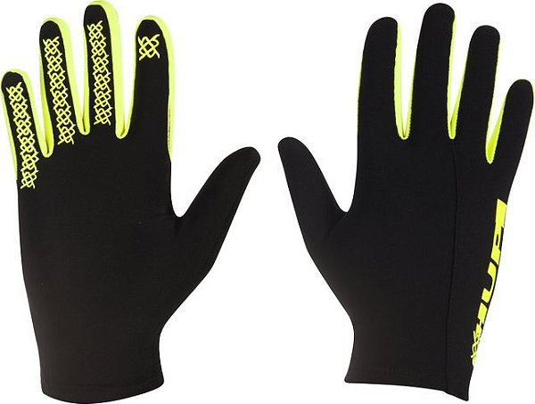 Luva HUPI Running - Preto e Amarelo