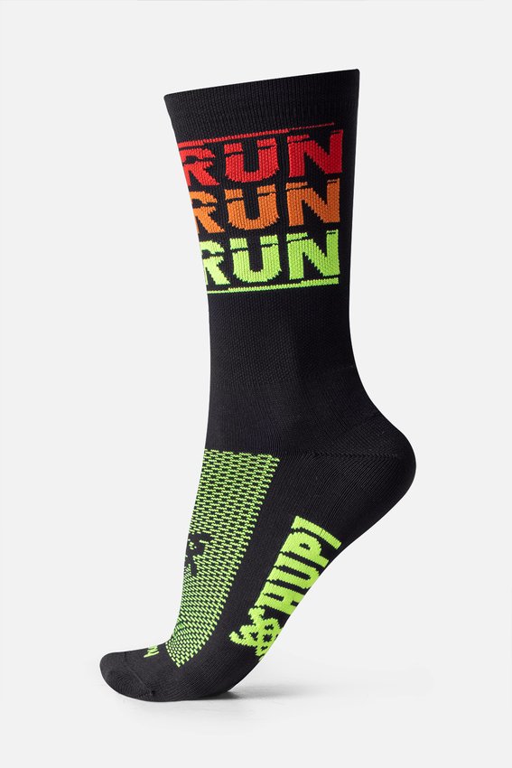 MEIA HUPI RUN RUN RUN PRETO | TAM.: UNICO (36-42)