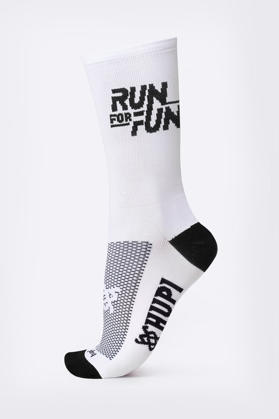 MEIA HUPI RUN FOR FUN BRANCO | TAM.: UNICO (36-42)