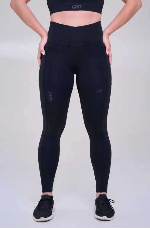 Legging Authen Grit Bossa Preta Blackout