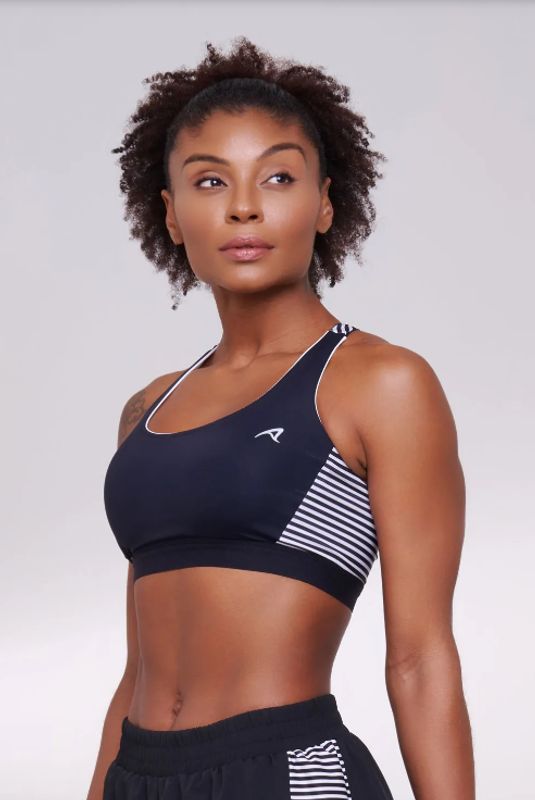 Top Authen Sprint Ginga Dupla Face Preto / Branco