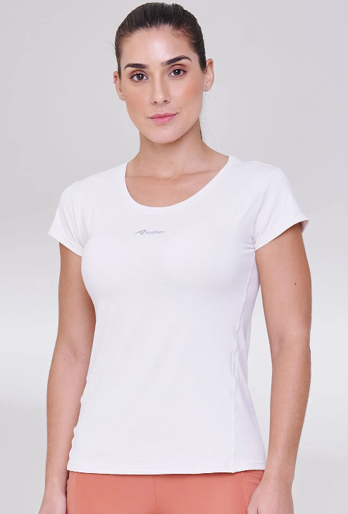 Camiseta Authen Keep Cool Pep UV50 Branco