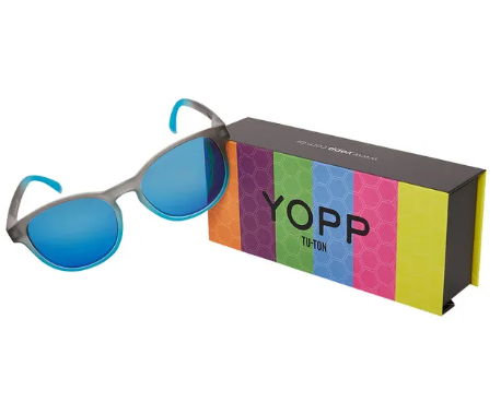 Óculos de Sol Yopp Polarizado Uv400 Gray Tu-ton Azul