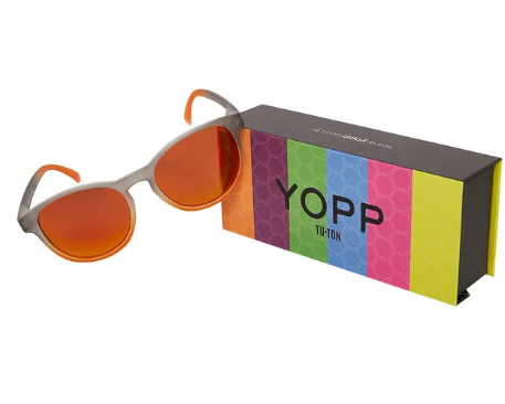 Óculos de Sol Yopp Polarizado Uv400 Gray Tu-ton Laranja