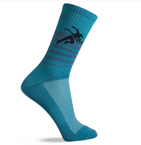 MEIA PERFORMANCE MASCULINA CANO MÉDIO VERDE