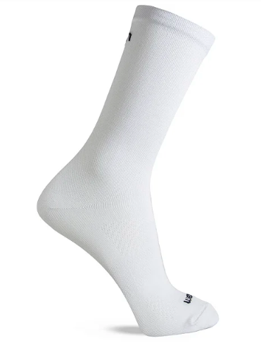 MEIA PERFORMANCE MASCULINA CANO MÉDIO COLORS / BRANCO / 3843