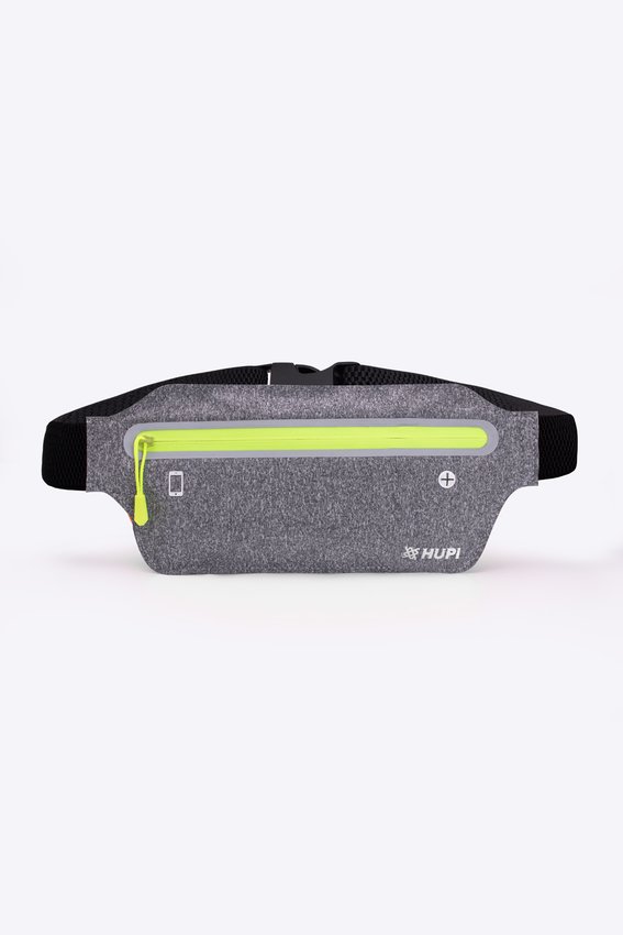 POCHETE HUPI SLIM CINZA COR: CINZA/AMARELO | TAM.: UNICO