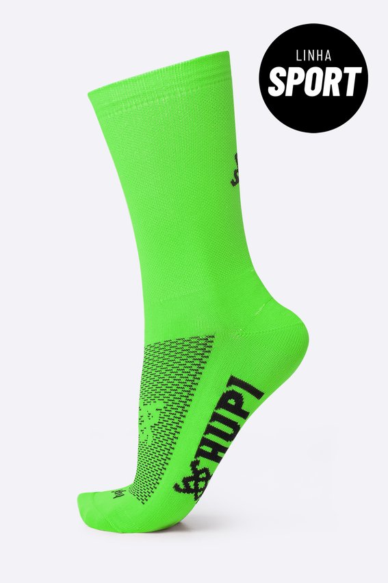 MEIA HUPI SPORT VERDE LISO COR: VERDE | TAM.: UNICO