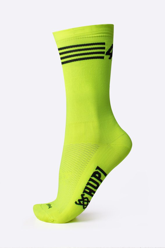 MEIA HUPI 42K SPLIT AMARELO NEON COR: AMARELO | TAM.: UNICO (36-42)