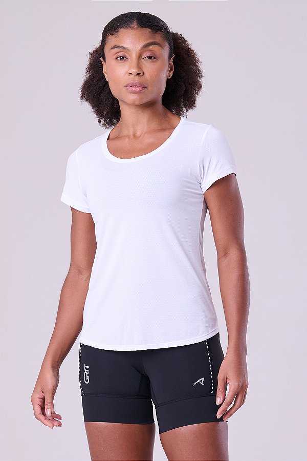 Camiseta Authen Keep Cool Slim UV50 | Branco