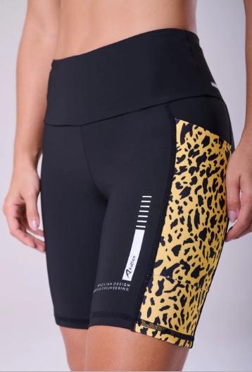 Bermuda Signature Samba 18 cm | Preto/ Estampa Bora