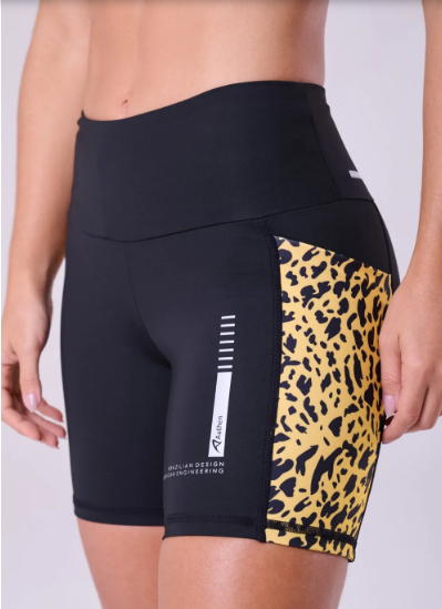 Bermuda Signature Samba 15 cm | Preto Estampa Bora
