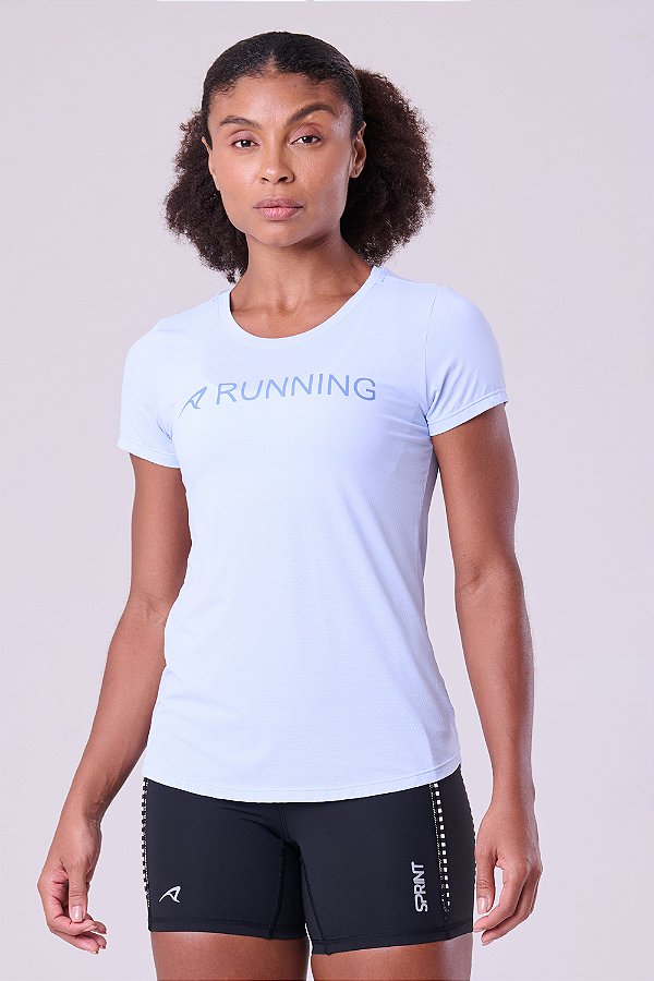Camiseta Authen Keep Cool Running UV50 | Azul Oceano