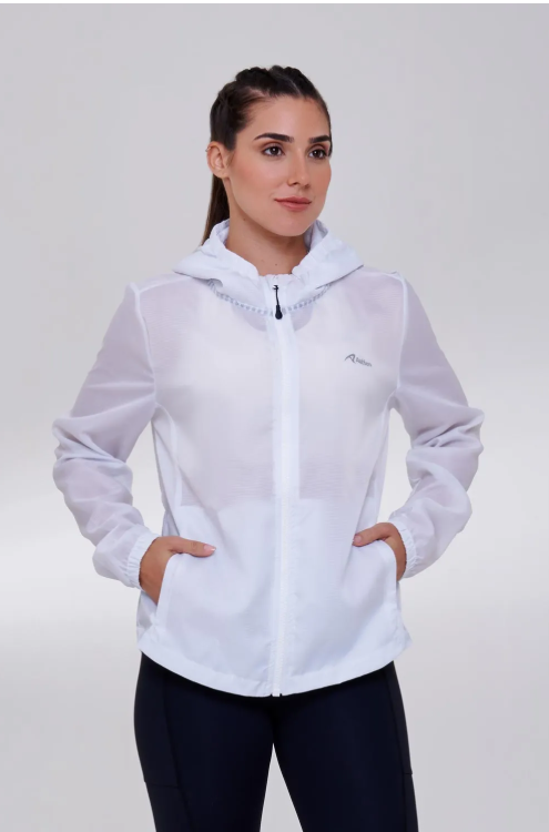 Jaqueta Authen Corta Vento Resistente Água Cyclone | Branco
