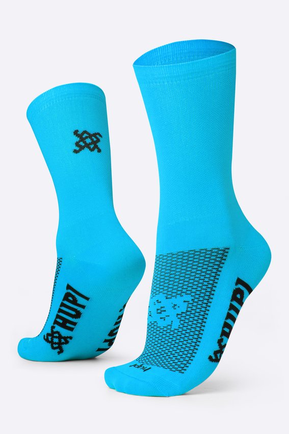 MEIA HUPI LISA AZUL COR: AZUL.  TAM.: UNICO.
