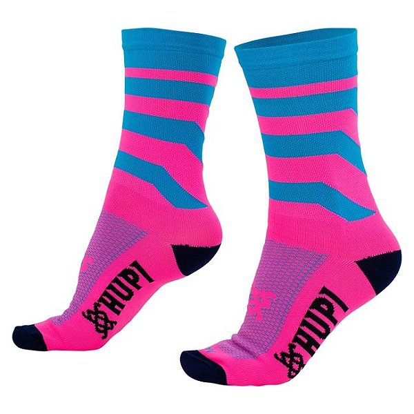 MEIA HUPI RAYA AZUL/ROSA COR: AZUL/ROSA.  TAM.: UNICO.