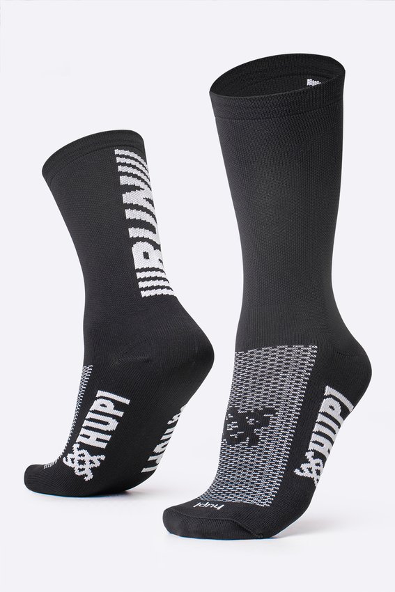 MEIA HUPI RUN 3 PRETO -  PES MENORES COR: PRETO.  TAM.: UNICO.