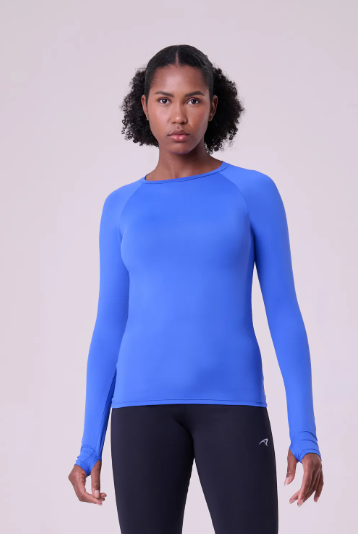 Camiseta Manga Longa Keep Cool Needed Azul