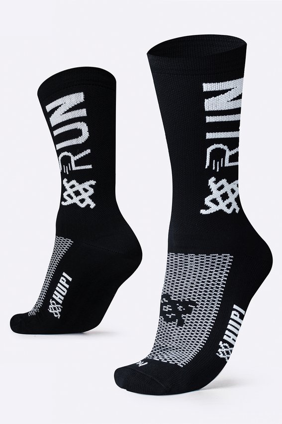 MEIA CORRIDA HUPI RUN COR: PRETO.  TAM.: UNICO.  - HUPI