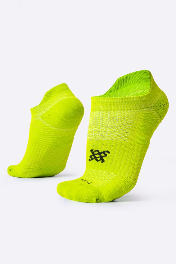 MEIA HUPI RUNNING PRO INVISIVEL AMARELO NEON COR: AMARELO.  TAM.: UNICO.  - HUPI