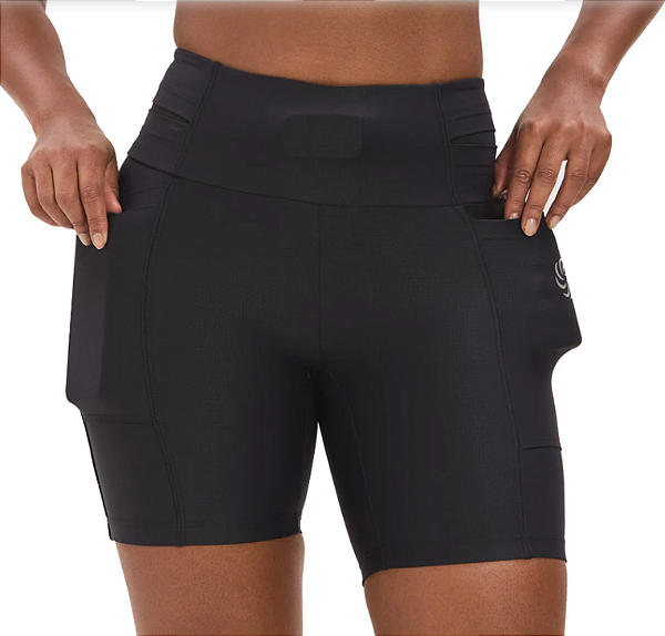 Short La Vie de Compressão com Multibolsos Preto