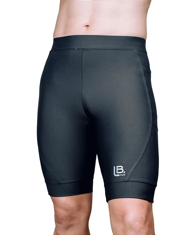 Bermuda LB RUN Masculina SPRINTER ULTRA 6 BOLSOS preto