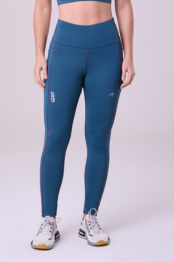 Legging Authen Grit Bossa Verde Escuro