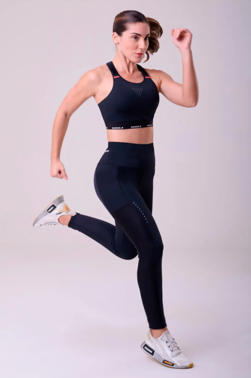 Legging Authen Grit Bossa Luxe Preto