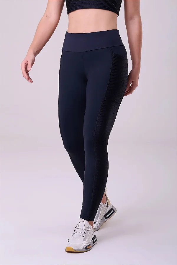 Legging Authen Signature Samba Luxe Preto