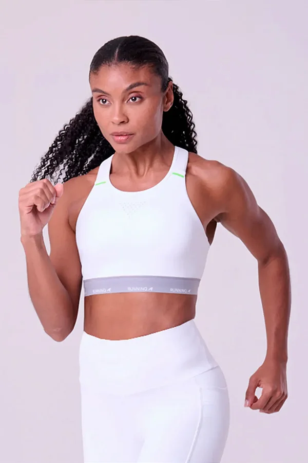 Top Grit Bossa Nadador C/ Bolso Ajustavel Luxe Branco