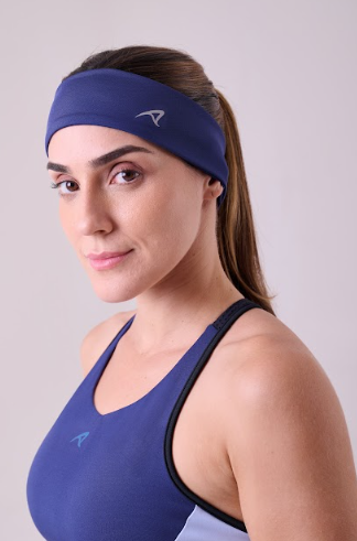 FAIXA DE CABELO INSURE AZUL ESCURO