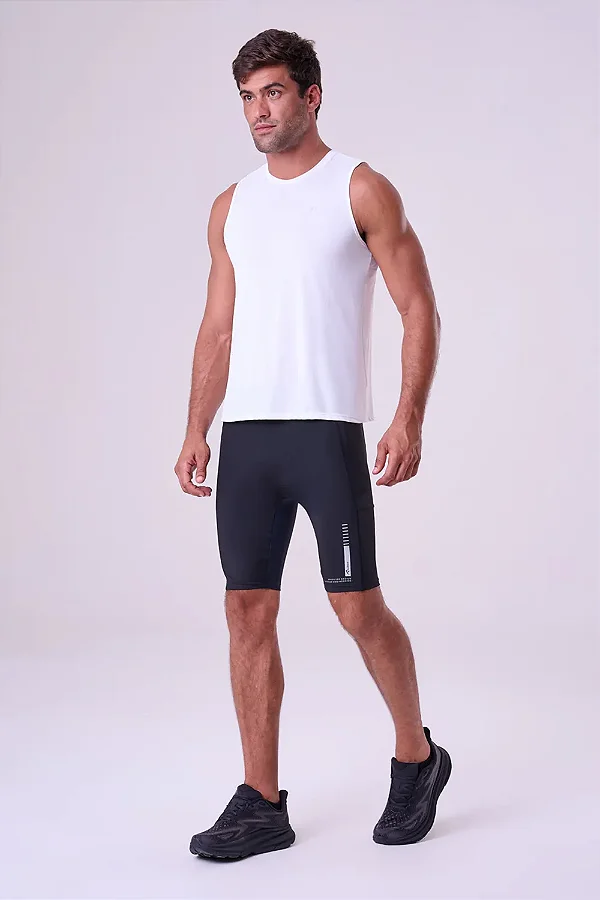 BERMUDA SIGNATURE SAMBA 2 BOLSOS 9" MASCULINA | PRETO