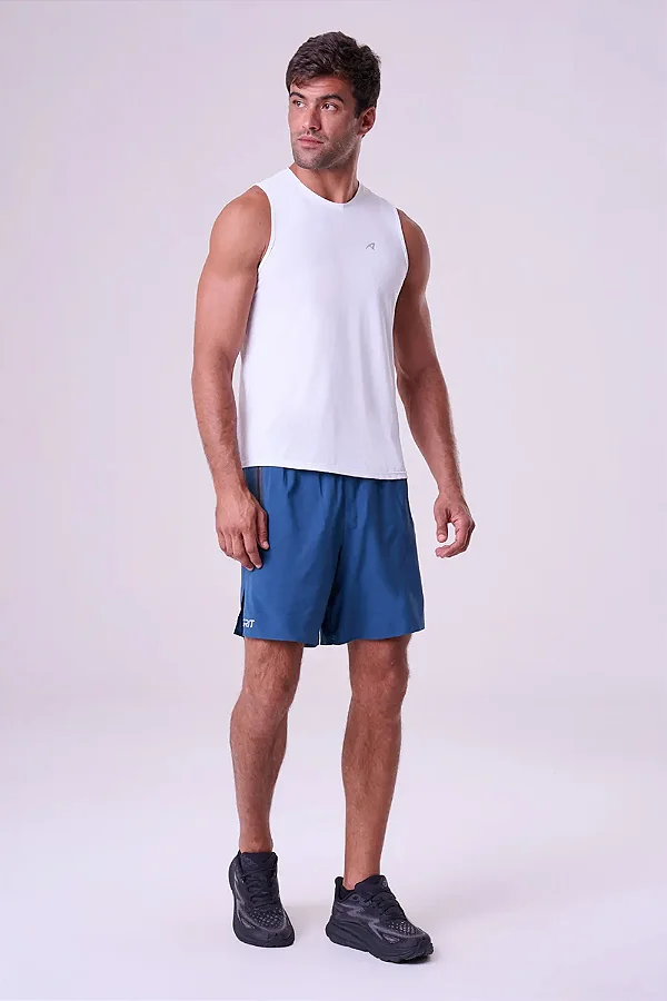 SHORT COM BERMUDA GRIT BOSSA 5 BOLSOS 7" MASC | AZUL MARINHO