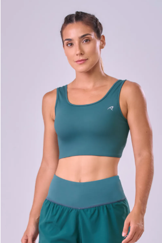 TOP SIGNATURE SAMBA RETO DUPLA FACE  VERDE MEDITERRANEO / VERDE MENTA