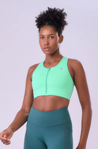 TOP SIGNATURE SAMBA NADADOR C/ ZIPER  VERDE MENTA