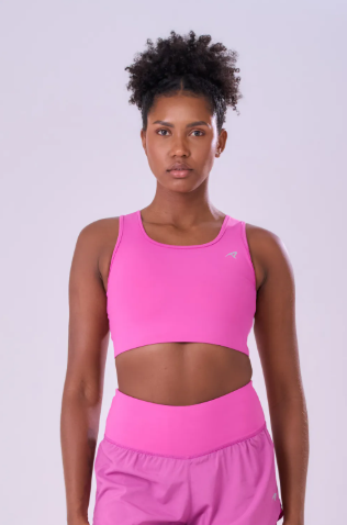 TOP SIGNATURE SAMBA RETO DUPLA FACE ROSA VIOLETA / VERMELHO GRENADINE