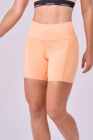 BERMUDA SPRINT GINGA 3 BOLSOS 12CM  LARANJA PESSEGO