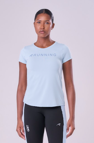CAMISETA KEEP COOL RUNNING  AZUL FLY
