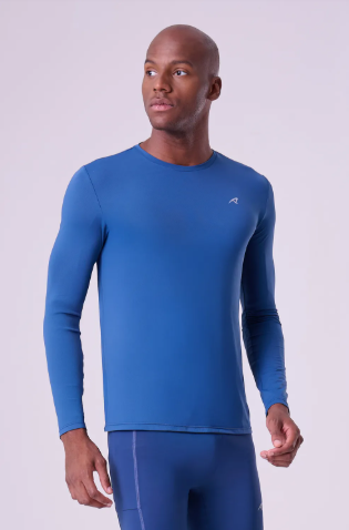 CAMISETA KEEP COOL PEP TRUE DRY MANGA LONGA AZUL MARINHO