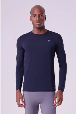 CAMISETA KEEP COOL PEP TRUE DRY MANGA LONGA  PRETO