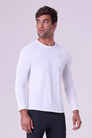 CAMISETA KEEP COOL PEP TRUE DRY MANGA LONGA BRANCO