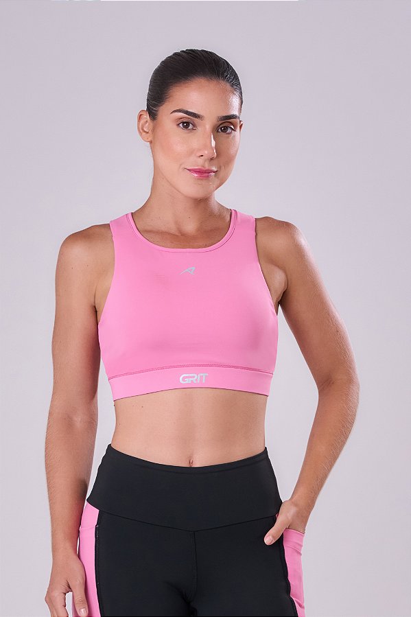 TOP GRIT BOSSA AJUSTAVEL 1 BOLSO NADADOR ROSA MALVA