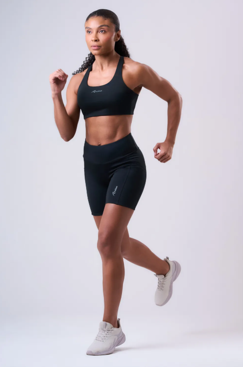 BERMUDA ESSENTIAL RUN STAMINA 3 BOLSOS 15CM PRETO