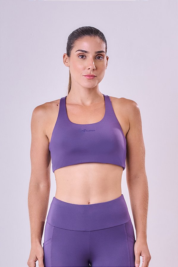 TOP ESSENTIAL RUN NADADOR STAMINA ROXO VELUDO