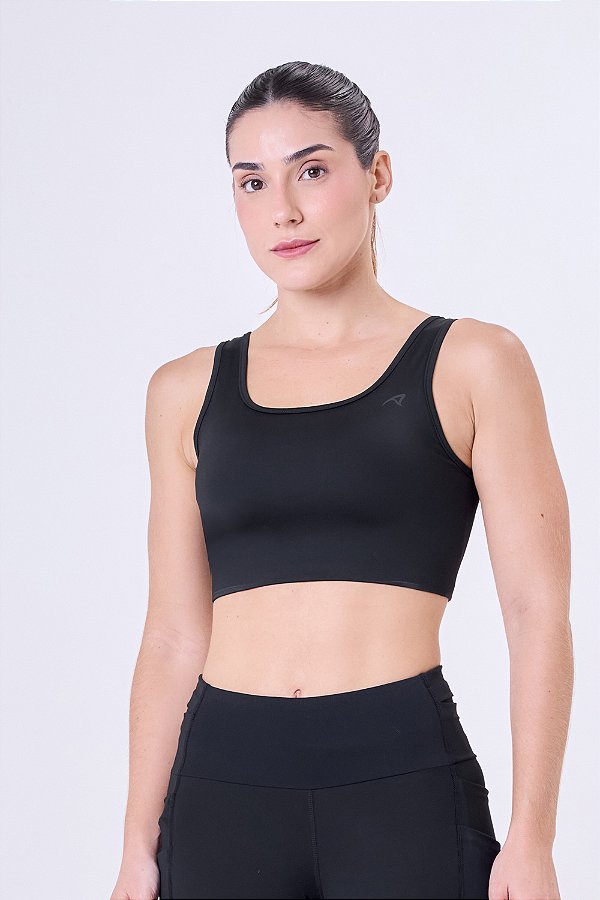 TOP SIGNATURE SAMBA RETO DUPLA FACE BLACKOUT PRETO