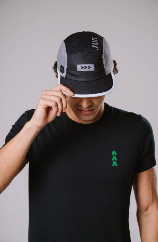 Boné Wave Preto e Grafite