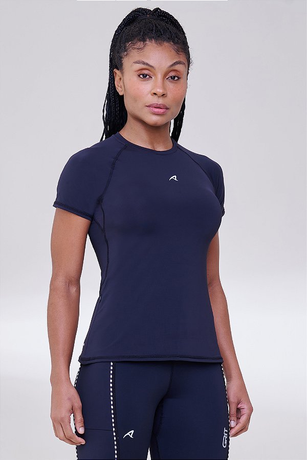 CAMISETA GRIT BOSSA 2 BOLSOS UV50 PRETO